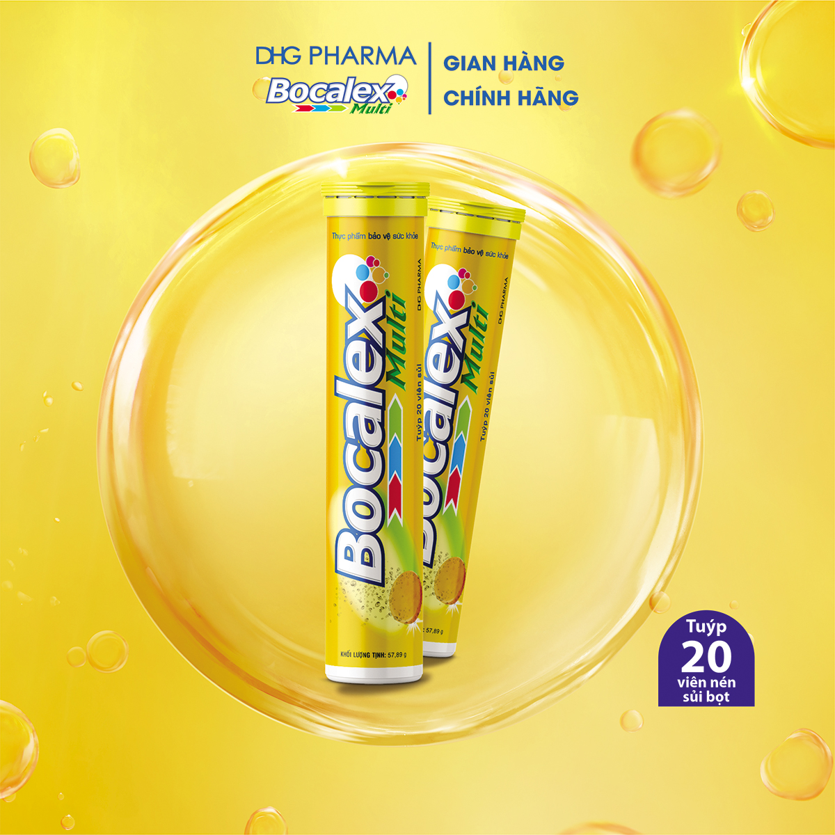 TPCN Bocalex Multi bổ sung vitamin cho cơ thể, nâng cao sức đề kháng - Chính hãng DHG Pharma