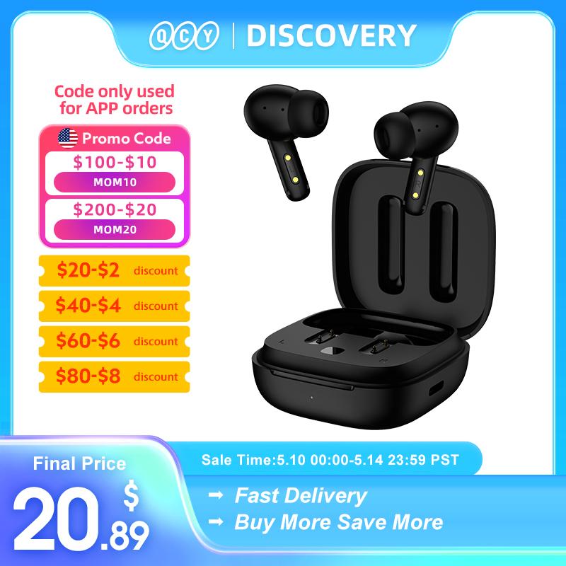 QCY T13 ANC WIRETHOTHETHOTHER Bluetooth 5.3 TWs ANC Tiếng tai Tiếng tai Tai nghe 4 mics enc tai nghe tai nghe tai nghe tai nghe
