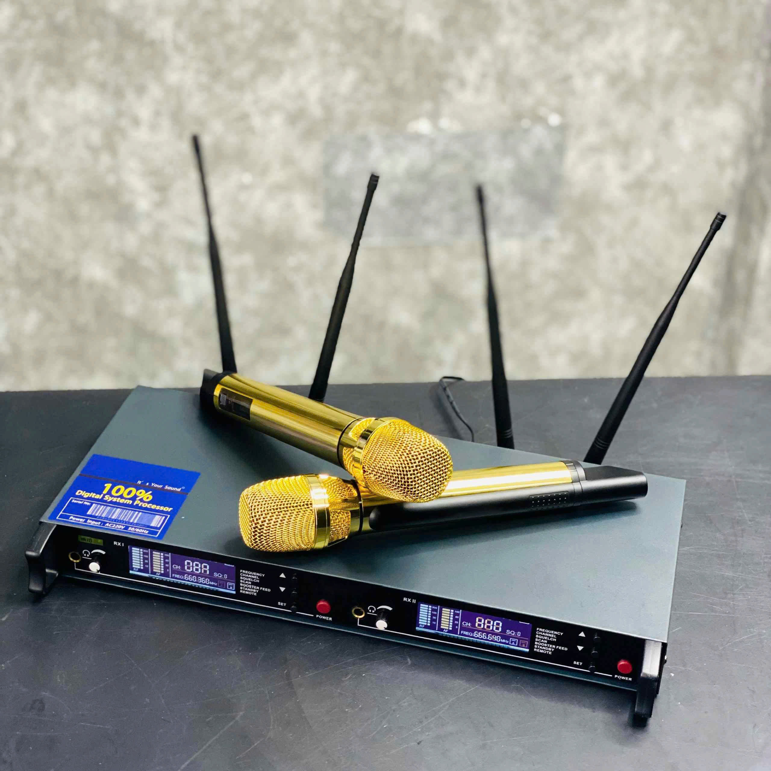 Micro Gia đình Không Dây SKM 9000 Hàng Nhập Khẩu Thiết Kế Sang Trọng Hiện Đại, Lọc Âm Cực Tốt, Chống Hú Rít Phát Sóng Ổn Định Linh Hoạt, Chuyên Dụng Cho Làm Show Sự Kiện, Karaoke Gia Đình