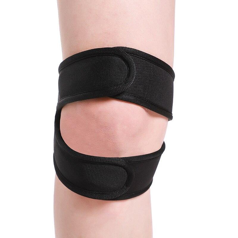 1pc Knee Support Pad Wrap Sleeve Nylon Neoprene Adjustable Breathable Anti Bump Outdoor Fitness Sportswear Leg Protector