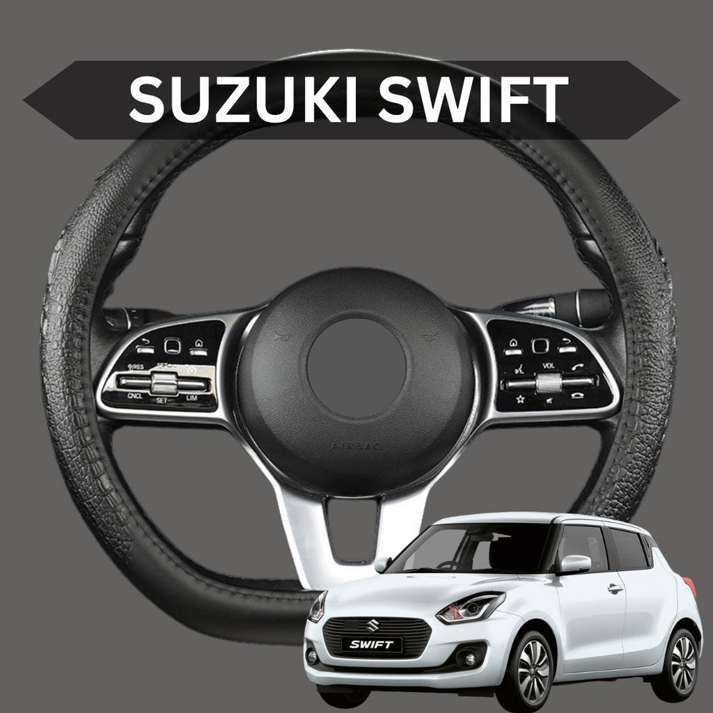 Bọc Vô Lăng ô tô SUZUKI SWIFT | Da Thật Khâu Tay Cao Cấp - Mã BLAGO