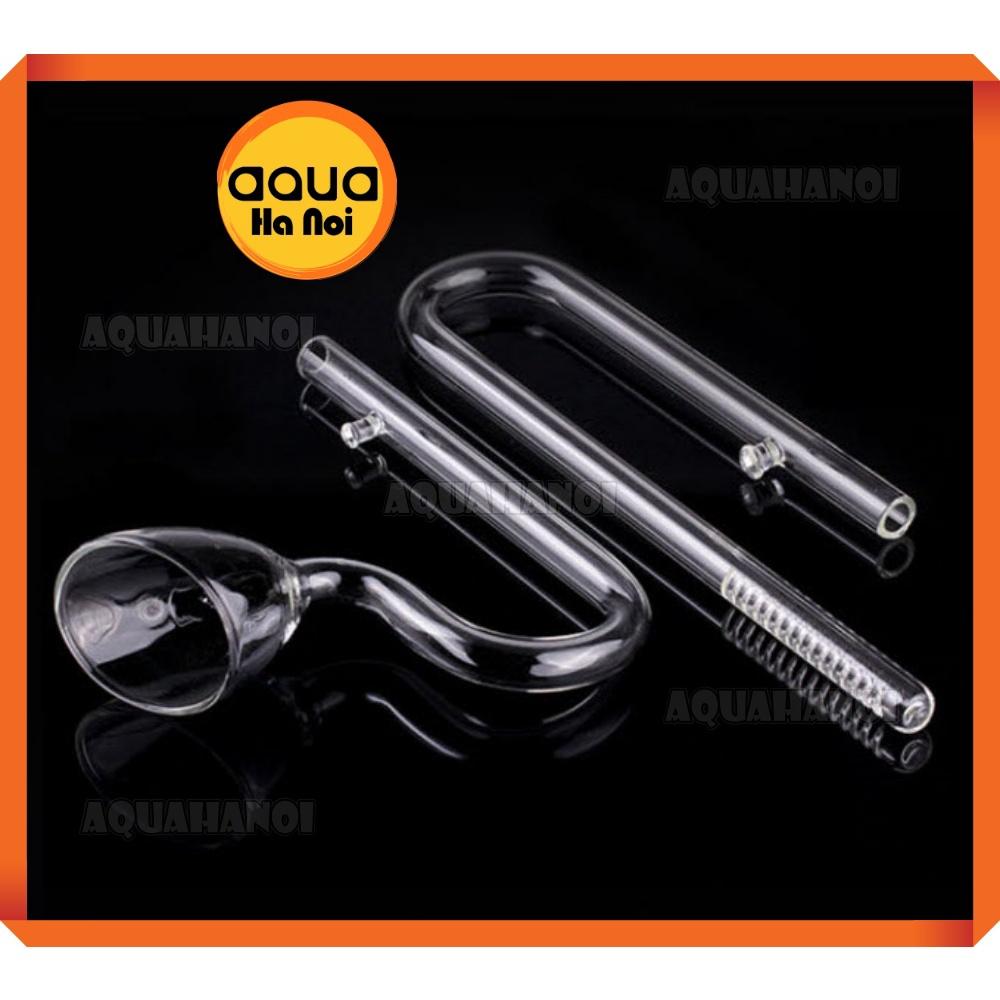Combo In thường + Out miệng loe - Thủy tinh trong suốt - Phi 12mm16mm - Hộp chống sốc - In Out lọc thùng bể cá thủy sinh