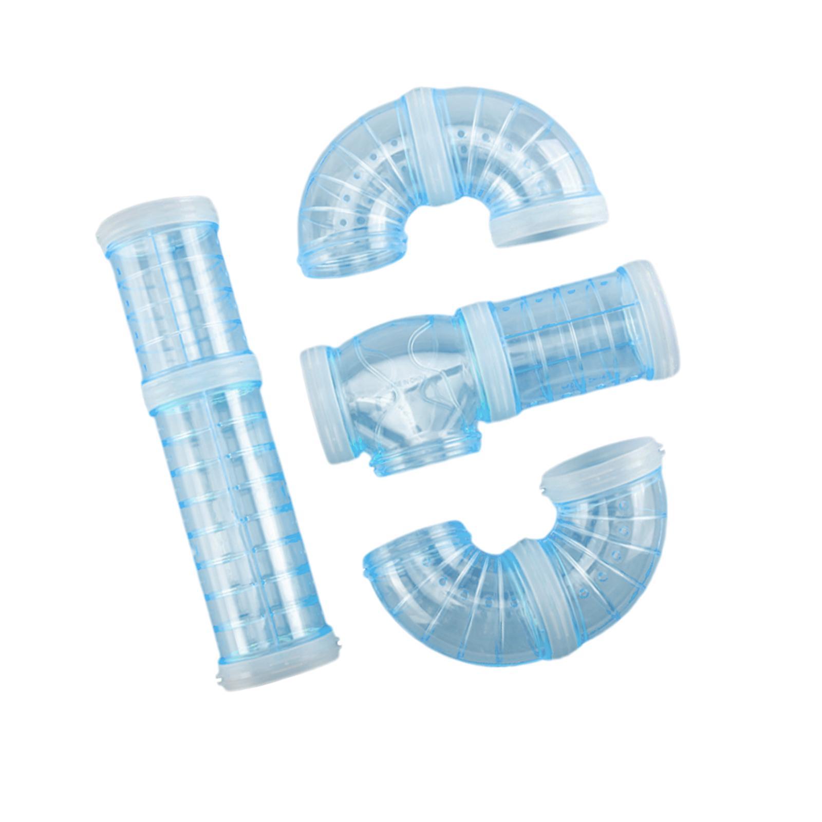 Hamster Tube Set DIY 8Pcs Hamster Exercise Toys for Hamster Cage Accessories