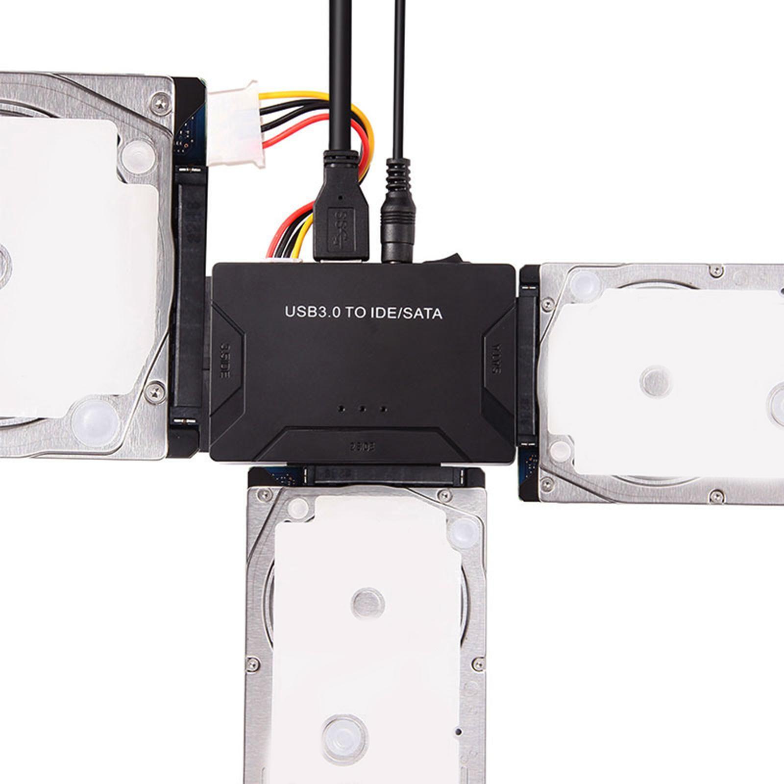 5Gbps USB 3.0 to /IDE Adapter 5.25inch DVD- External HDD/SSD EU