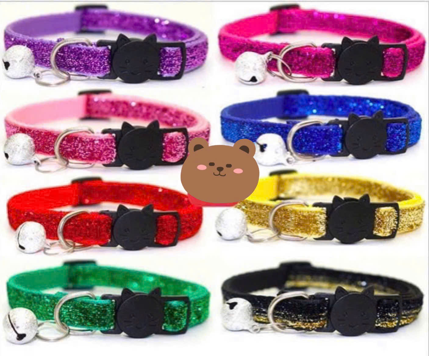 VÒNG CỔ NHIỀU MÀU DỄ THƯƠNG SIZE 22-30CM CHO THÚ CƯNG CHÓ MÈO