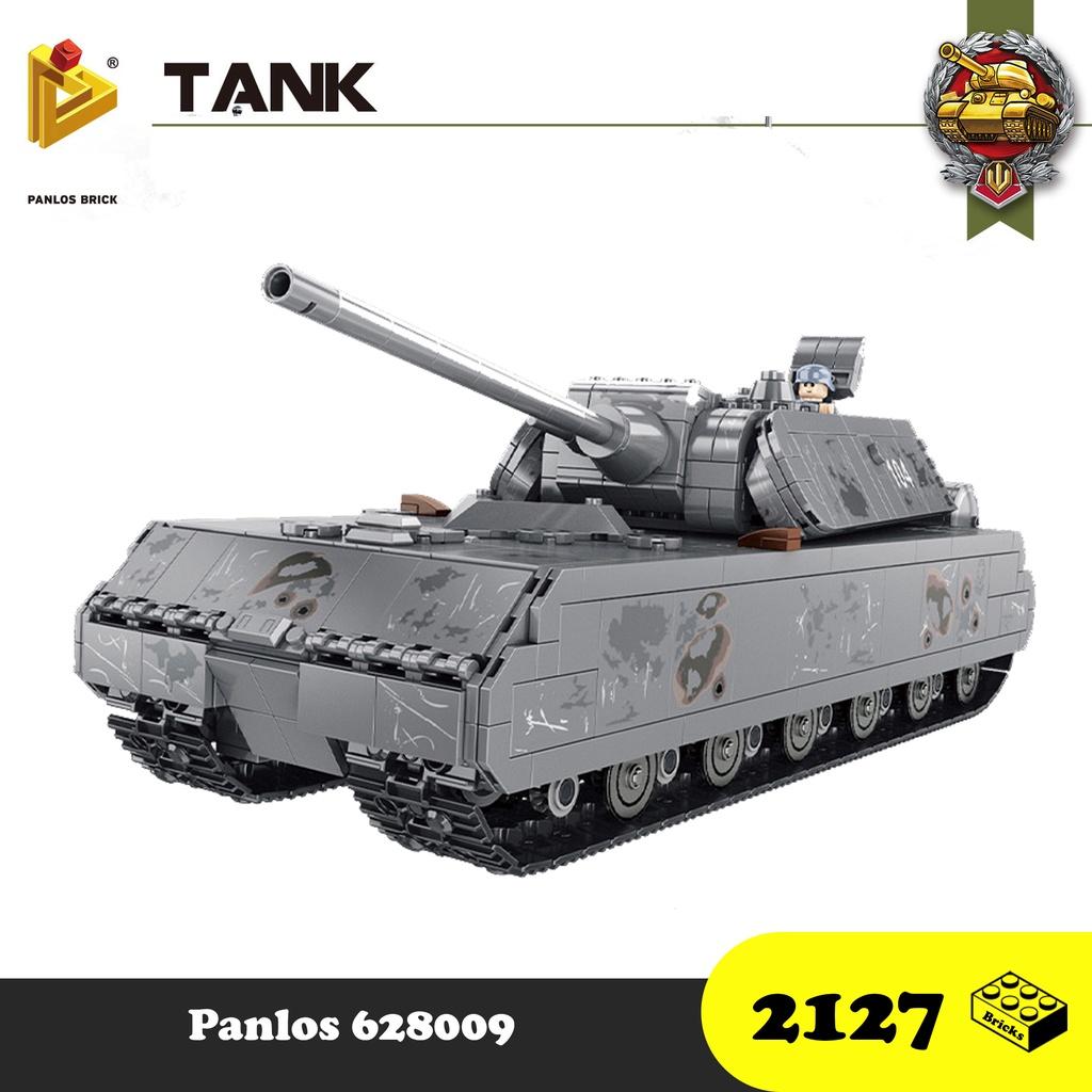 Đồ chơi Lắp ráp Maus Tăng Đức Thế chiến II - Panlos 628009 German Tank - Xếp hình thông minh - Mô hình trí tuệ