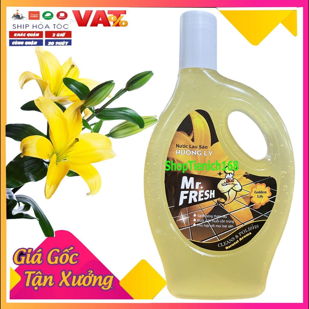 Nước thơm lau sàn Mr.Fresh 1.1L Hương Ccam Quế