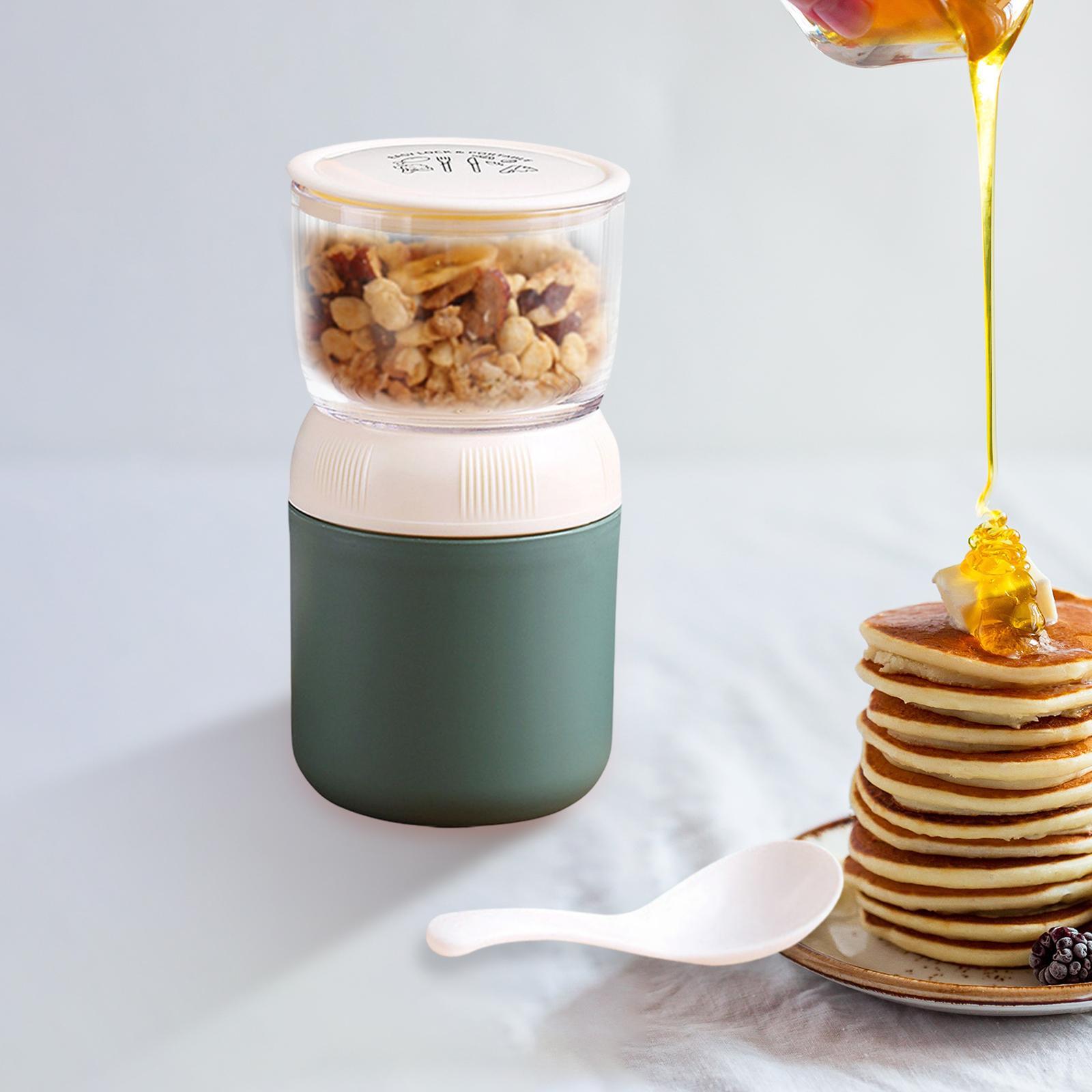 Lunch Pot Yogurt Container Insulated Food Container 2 Tier for Fruit Milk