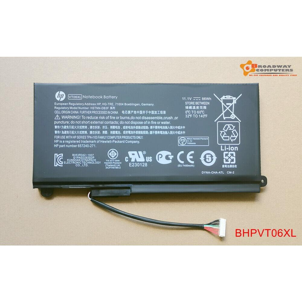 Pin Battery Dùng Cho Laptop HP Envy 17-3000 17-3070nr HSTNN-IB3F 657240-271 657503-001 VT06XL