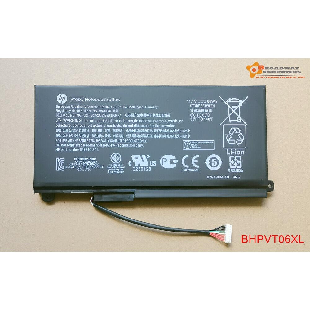 Pin Battery Laptop Dùng Cho HP Envy 17-3000 17-3070nr HSTNN-IB3F 657240-271 657503-001 VT06XL