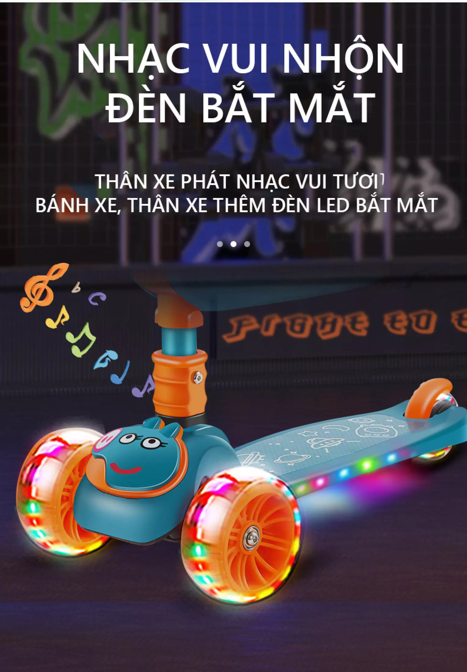 Xe trượt Scooter cho bé, Xe scooter cho bé, trẻ em cao cấp