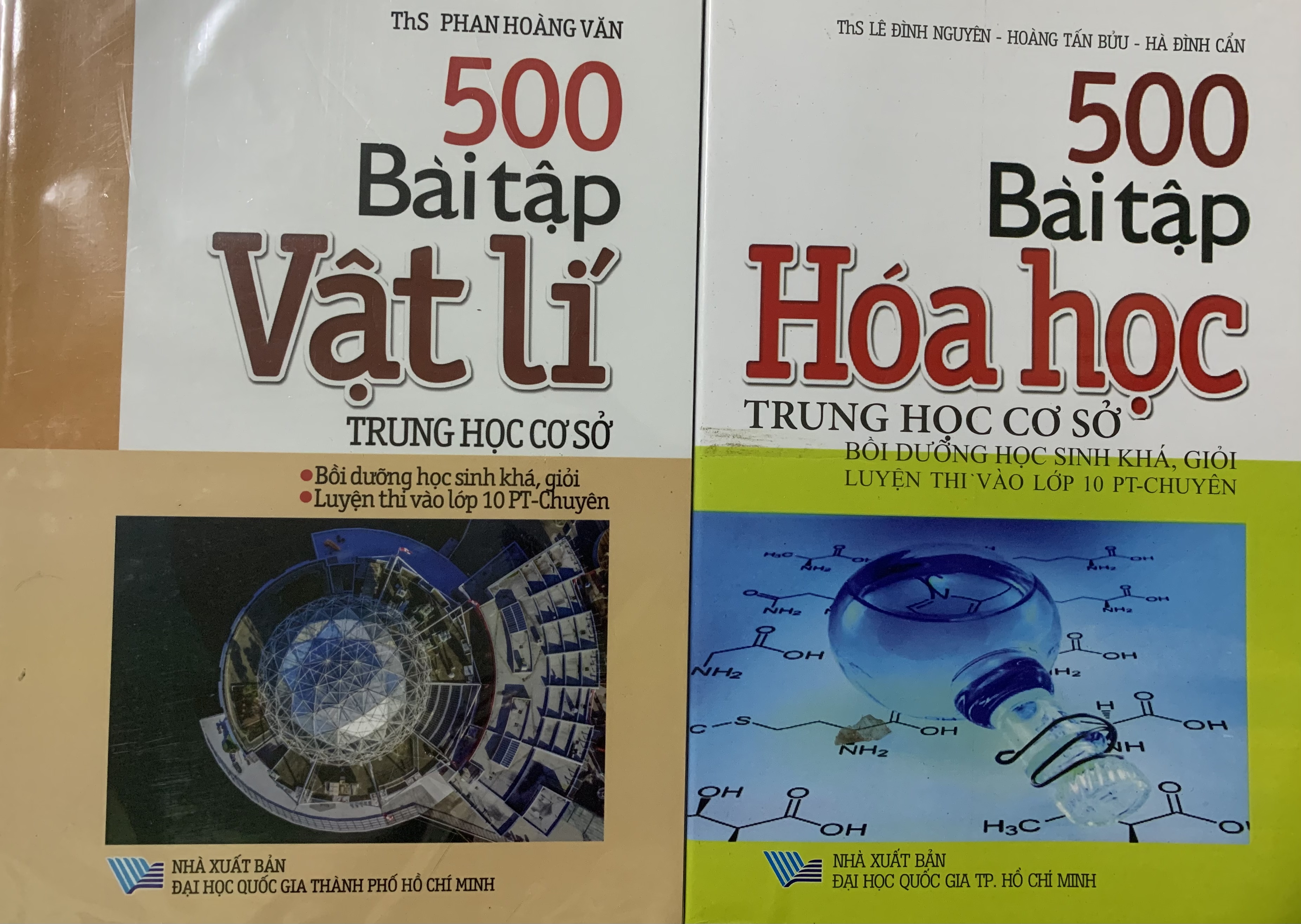 Combo (2 cuốn) 500 bài tập THCS vật lí và hoá học