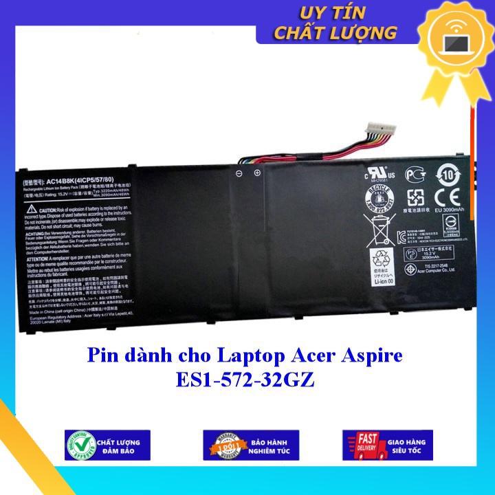 Pin dùng cho Laptop Acer Aspire ES1-572 32GZ ES1-572-32GZ - Hàng Nhập Khẩu New Seal