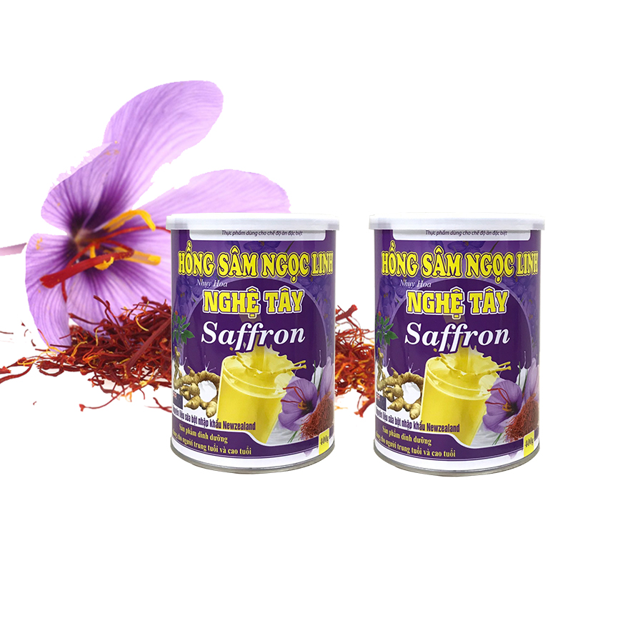 Combo 2 Hộp Hồng Sâm Ngọc Linh Nhụy Hoa Nghệ Tây