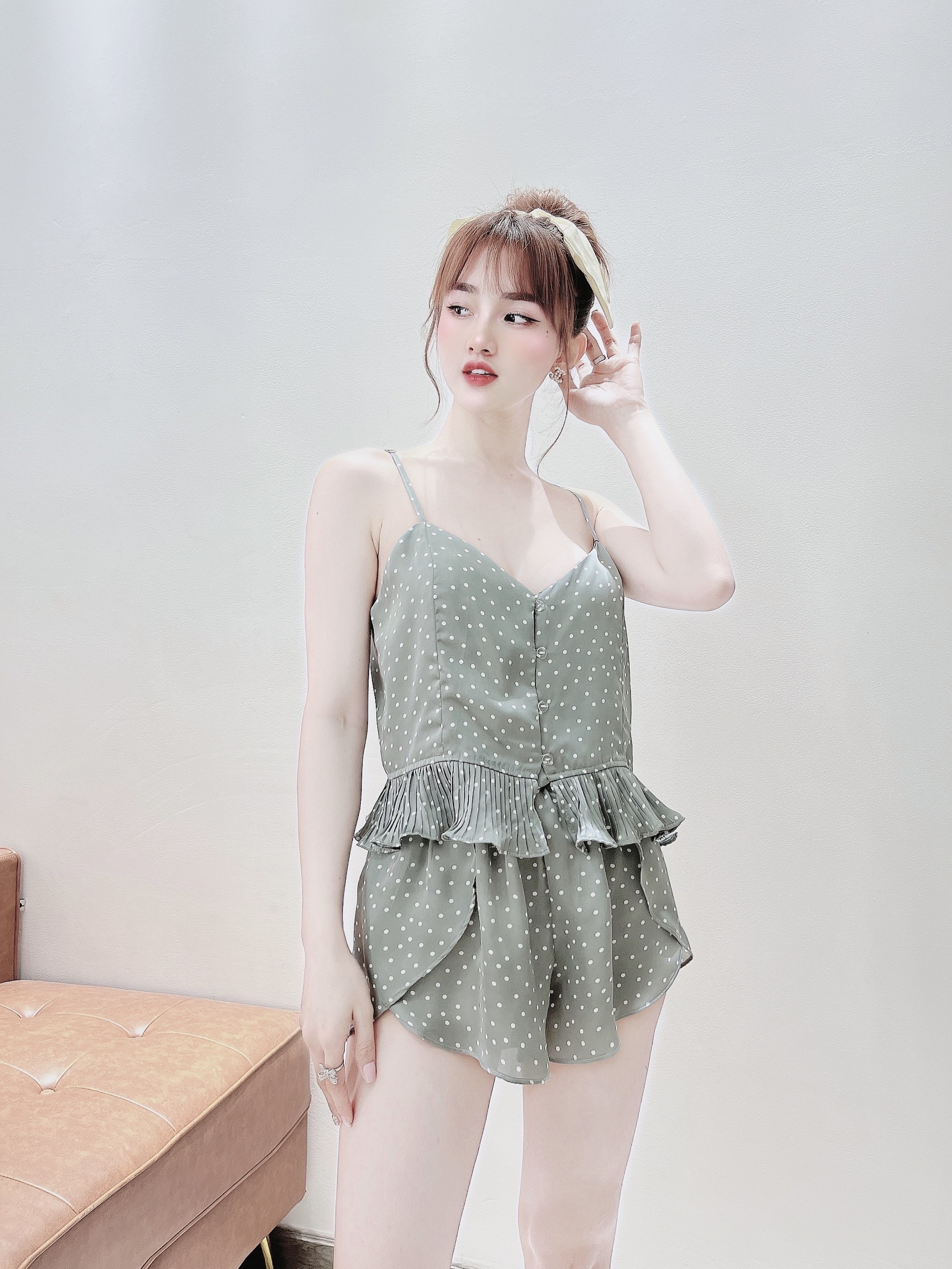 Đồ Bộ Lụa/Lanh/Satin Đùi Mặc Ở Nhà Nữ - Bộ Ngủ Nữ 2 Dây Sexy Mùa Hè, Nhiều Mẫu Dễ Thương