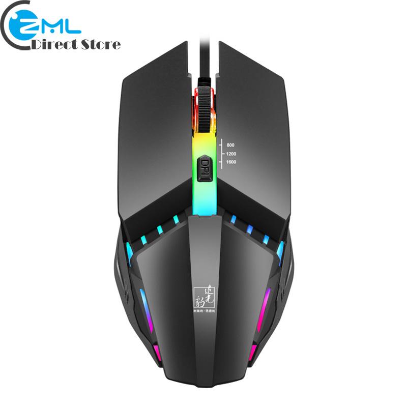 Nóng K3 USB Laptop Có Dây Chuột 1600 DPI Có Thể Điều Chỉnh Công Thái Quang Học Trò Chơi Máy Tính Chuột Đèn Nền LED Dành Cho Máy Tính Để Bàn PC Máy Tính Xách Tay