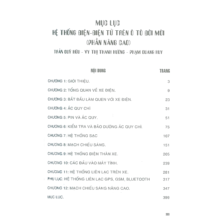 Hệ Thống Điện - Điện Tử Trên Ô Tô Đời Mới (Phần Nâng Cao) - STK