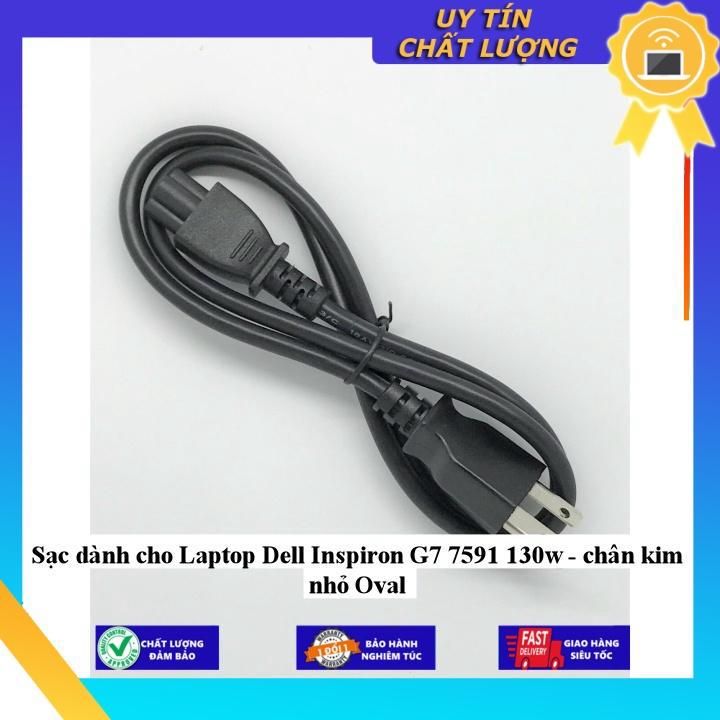 Sạc dùng cho Laptop Dell Inspiron G7 7591 130w - chân kim nhỏ Oval - Hàng Nhập Khẩu New Seal