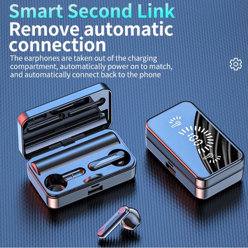 TWS Bluetooth Tai Nghe Thông Minh Noide Giảm Chất Lượng Âm Thanh HIFI Tai Nghe Chụp Tai IPX5 Chống Nước Dài Pin Có Micro