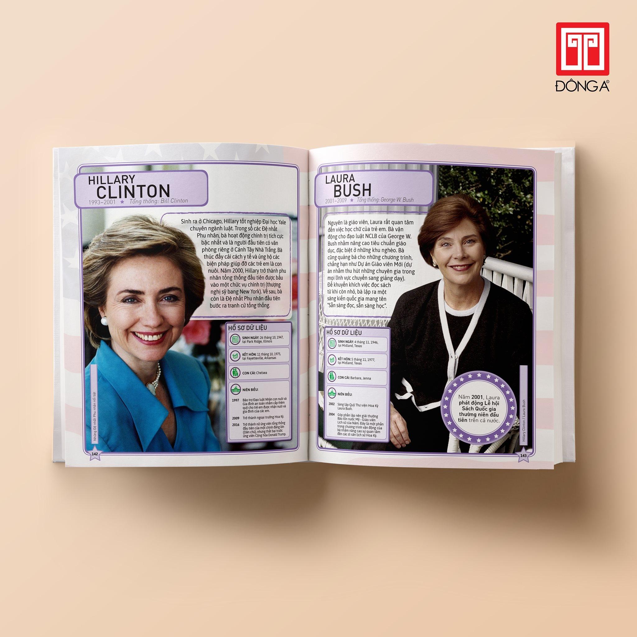 Sách Các Đời Tổng Thống Hoa Kỳ (Bìa Cứng)