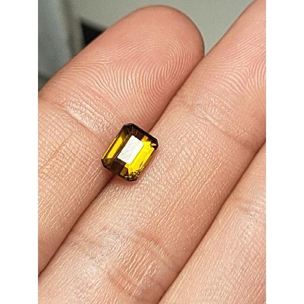 115 (h) Hạt Tourmaline Vàng Trà (THIÊN NHIÊN)