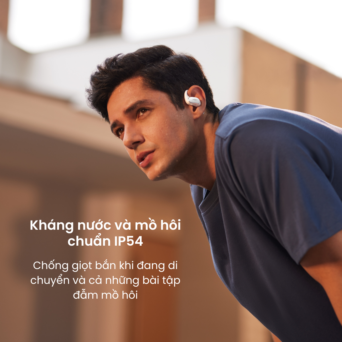 [MỞ BÁN] Tai Nghe Không Nhét Tai Bluetooth True Wireless Earbuds Shokz OpenFit Air T511- Hàng Chính Hãng