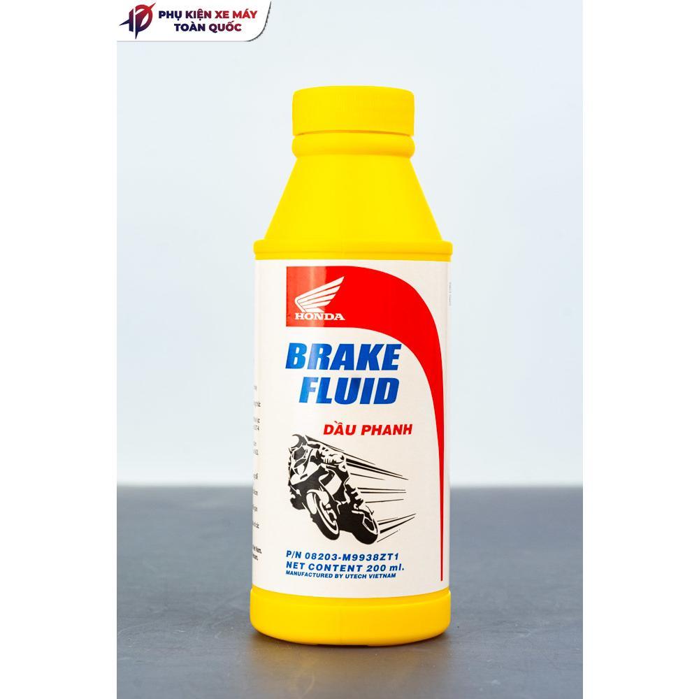 Dầu Thắng (Phanh) DOT 4 Chính Hãng Honda Chai 200ml - Dành Cho Xe Máy