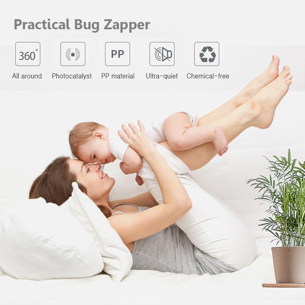 Đèn bắt muỗi di động Độ ồn thấp & Tiêu thụ điện năng thấp