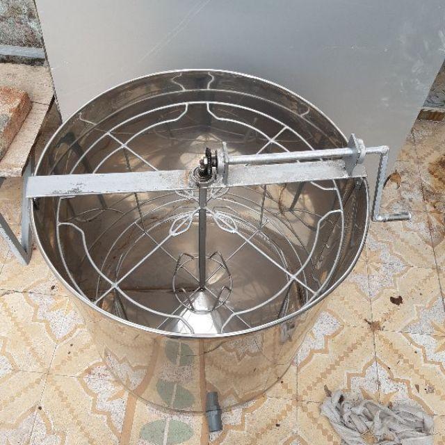 Thùng quay mật ong 4 cầu inox không nhiễm