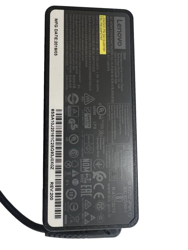 Sạc dành cho Laptop Lenovo V110-15ISK, V310-14IKB, V310-14ISK, V330-14IKB V130-14IKB, V130-15IKB Hàng nhập khẩu.