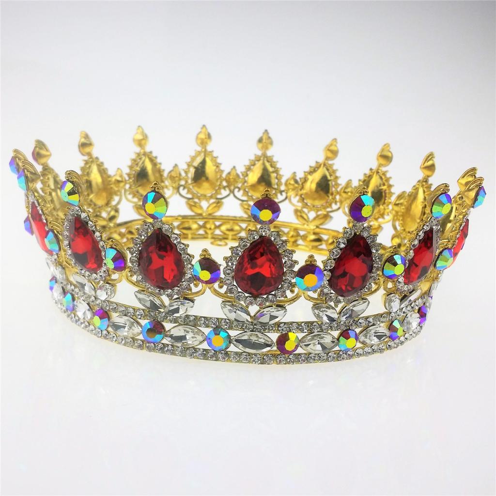 Wedding Bride Tiara Crystal Headband Royal Princess Crown Hair Accessory