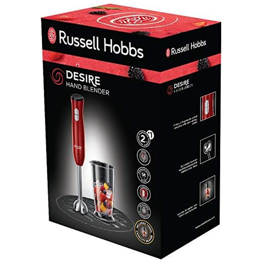 MÁY XAY SINH TỐ CẦM TAY RUSSELL HOBBS DESIRE 24690-56, 500W Hàng chính hãng