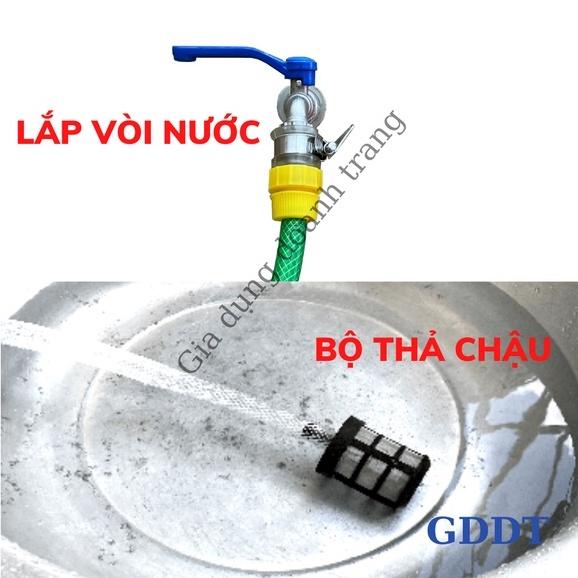 Dây nước đầu vào cho máy rửa xe mini, Máy rửa xe áp lực cao (Đầu khớp nối nhanh đồng)