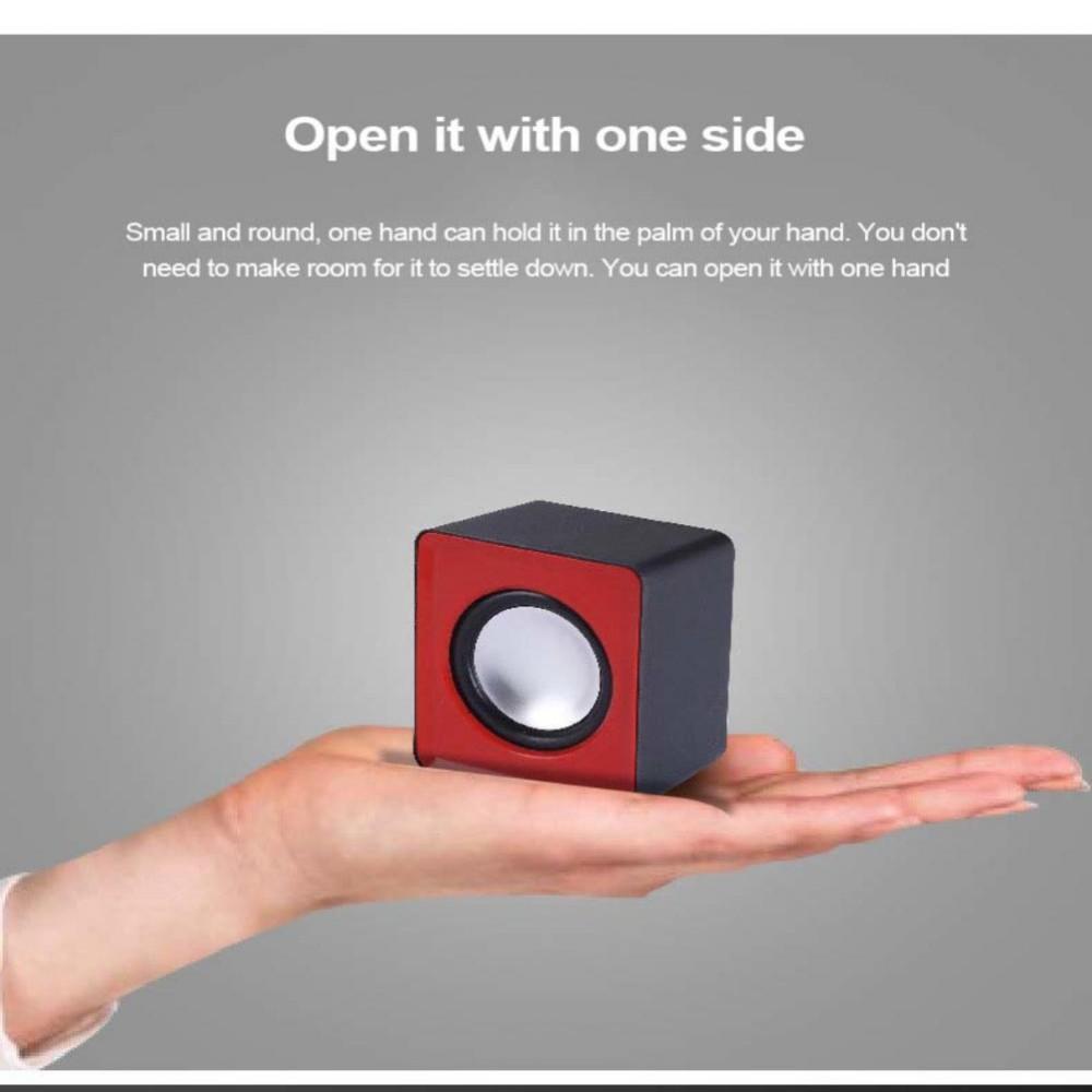 Loa máy tính mini USB có dây loa nhỏ âm thanh nổi tiếng âm thanh âm thanh di động cho máy tính xách tay máy tính xách tay máy tính để máy tính để máy tính xách tay máy tính xách tay: màu trắng