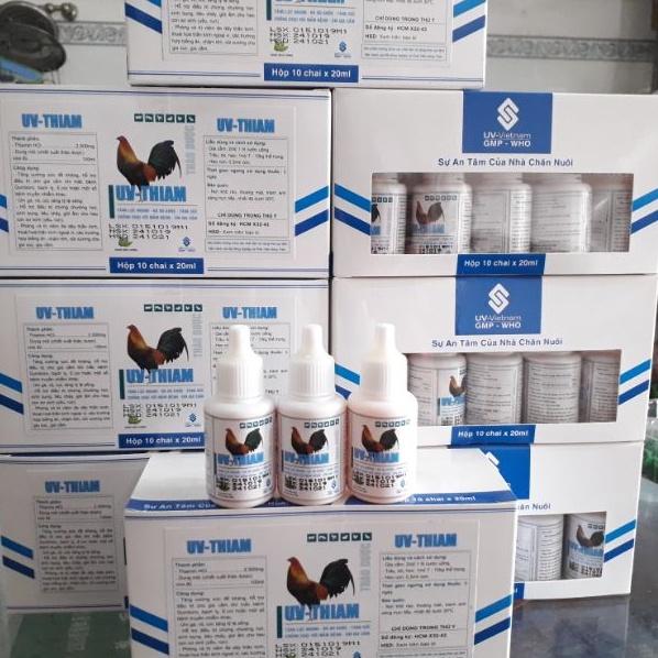UV Thiam chai 20ml. Tăng lực cho gà
