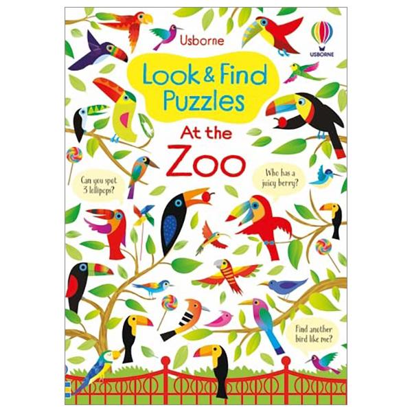 Look And Find Puzzles: At The Zoo