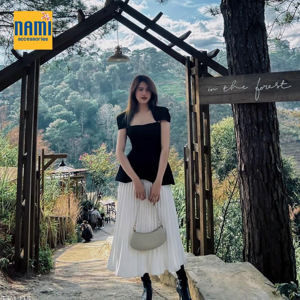 Áo peplum tay búp outfit sang chảnh điệu đà Nanami - ATNU053