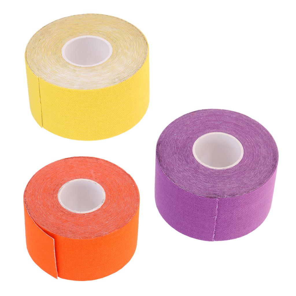 1 Roll Sports Tape Kinesiology Tape Muscle Support for Athletic Sports, Physiotherapy Free Kinesiology Taping
