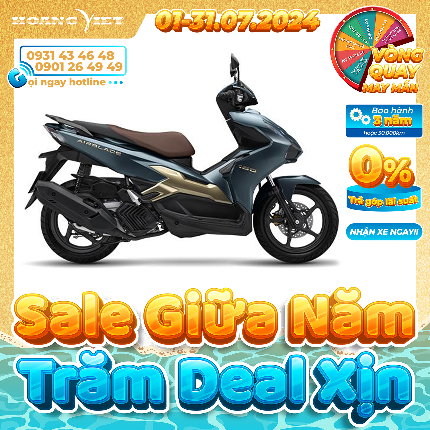 Xe máy Honda Air Blade 160cc 2025 - Phiên Bản Đặc Biệt