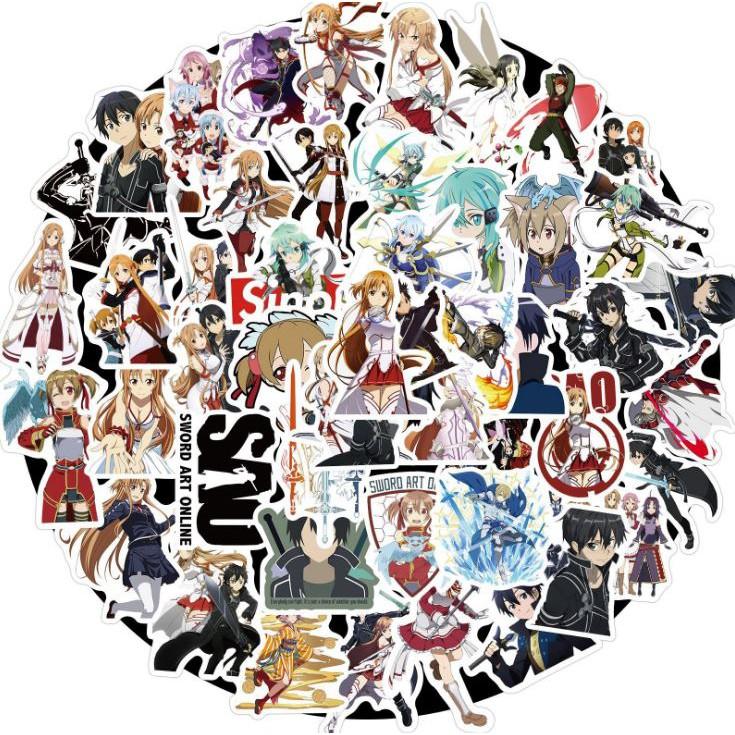 Sticker dán cao cấp Sword Art Online Cực COOL ms#168