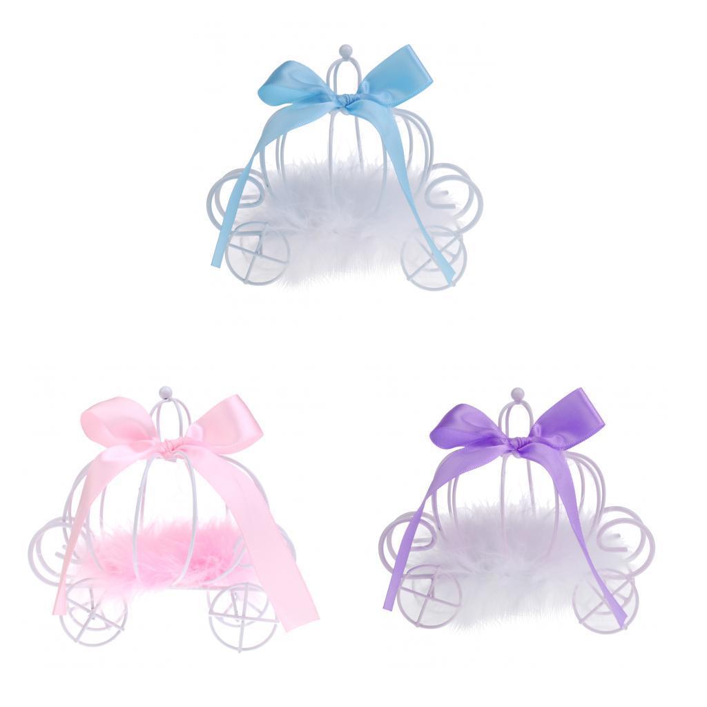 3-5pack Pumpkin Carriage Chocolate Candy Boxes for Birthday Wedding Favours