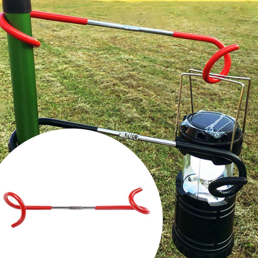 Camping Lantern Hanger Hook Tent Pole Tree Branch Bag Utensil Holder