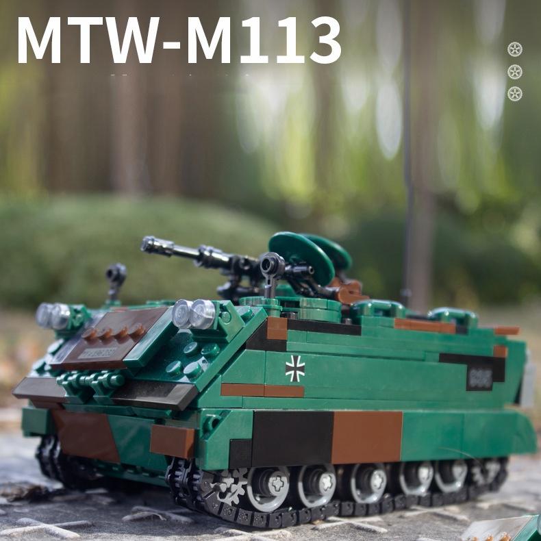 Đồ chơi Lắp ráp Xe Tăng Đức MTW M113 - Xingbao XB06050 German Tank - Xếp hình thông minh - Mô hình trí tuệ