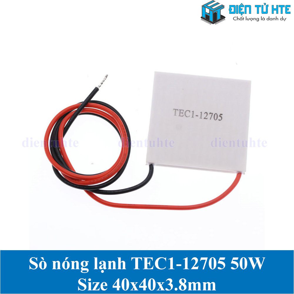 Sò nóng Lạnh TEC1-12705 50W 40x40mm