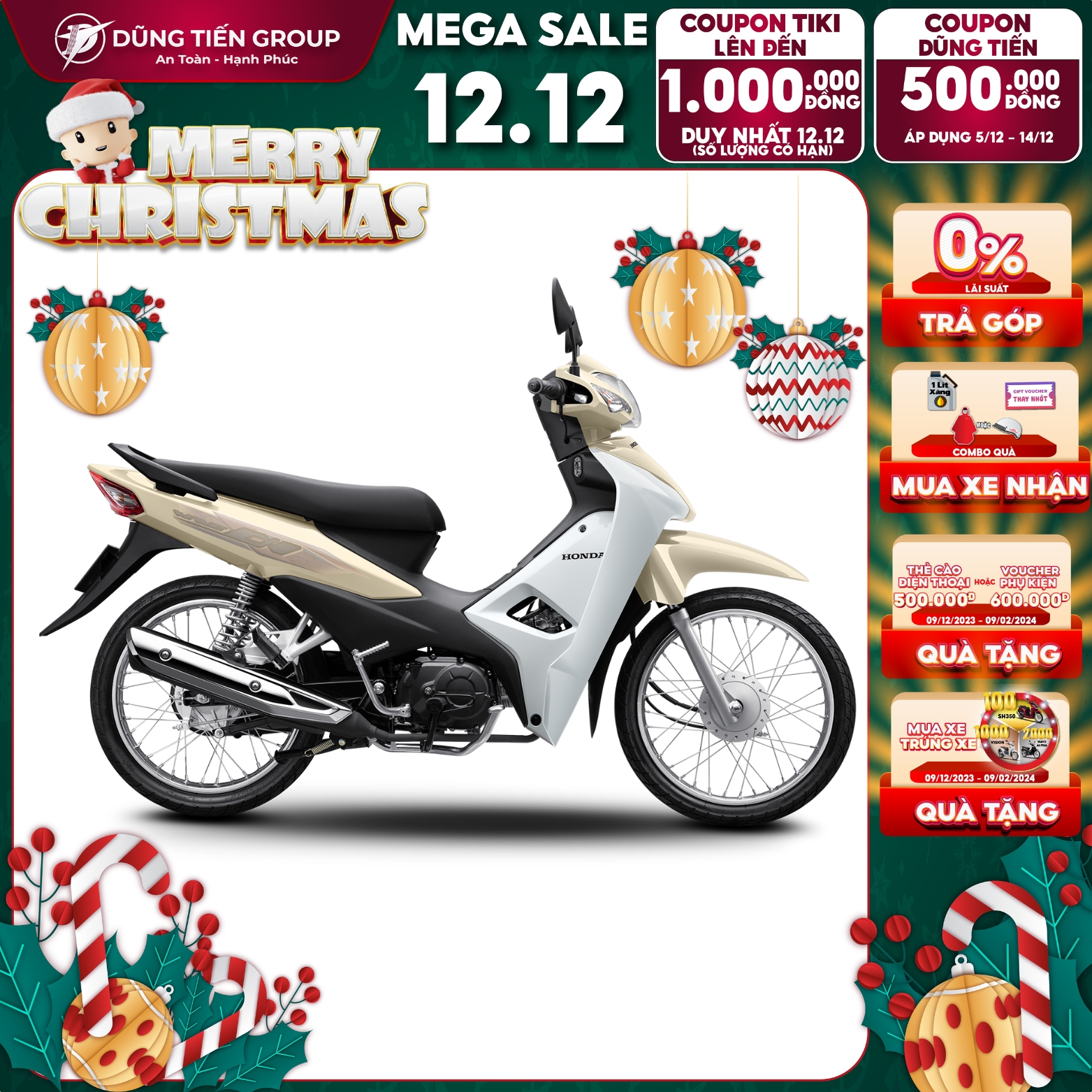 Xe Máy Honda Wave Alpha Phiên Bản Cổ Điển 2024