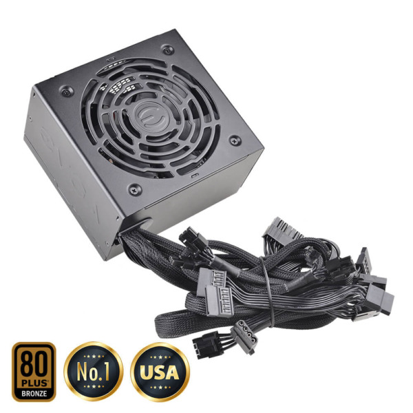 NGUỒN MÁY TÍNH EVGA 500 BR – 80+ BRONZE 500W – Hard Line_ HÀNG CHÍNH HÃNG