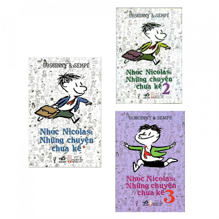 Combo Trọn Bộ 3 Tập Nhóc Nicolas: Những Chuyện Chưa Kể (Tặng Bookmark Thiết Kế)