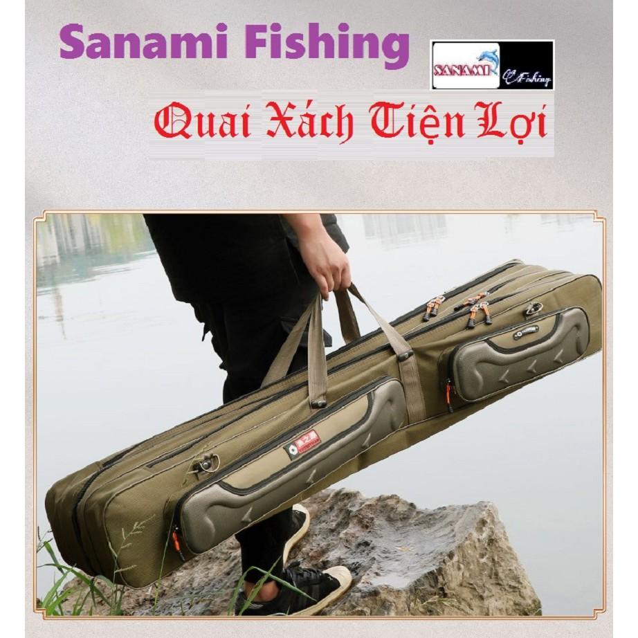 Túi Đựng Cần Câu Cá Siêu Bền 3-4 Ngăn Tiện Dụng TDC-10 - SANAMI FISHING