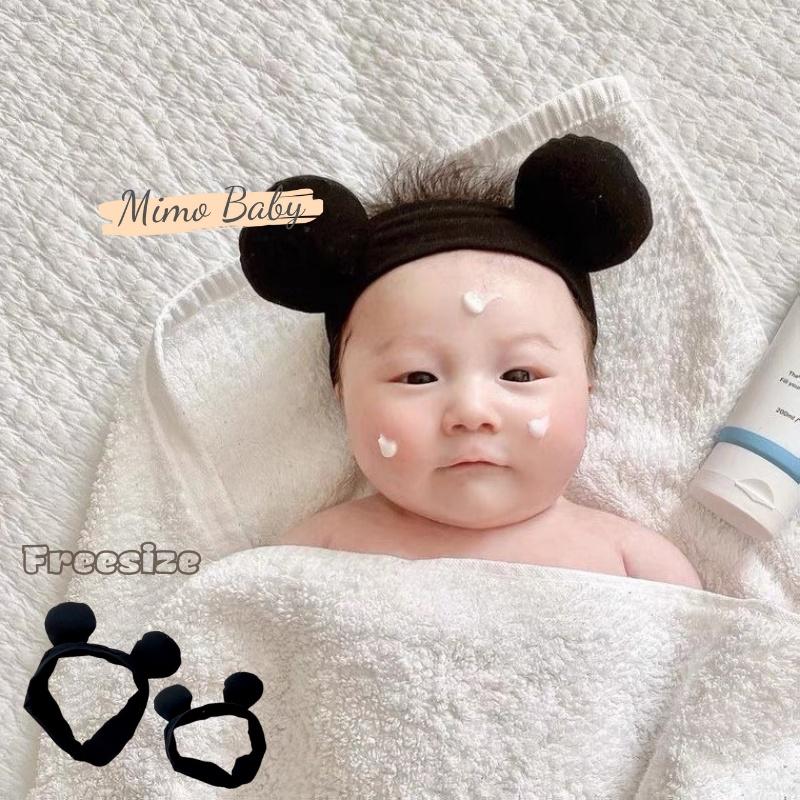 Băng đô, turban tai gấu phồng đáng yêu cho bé BD42 Mimo Baby