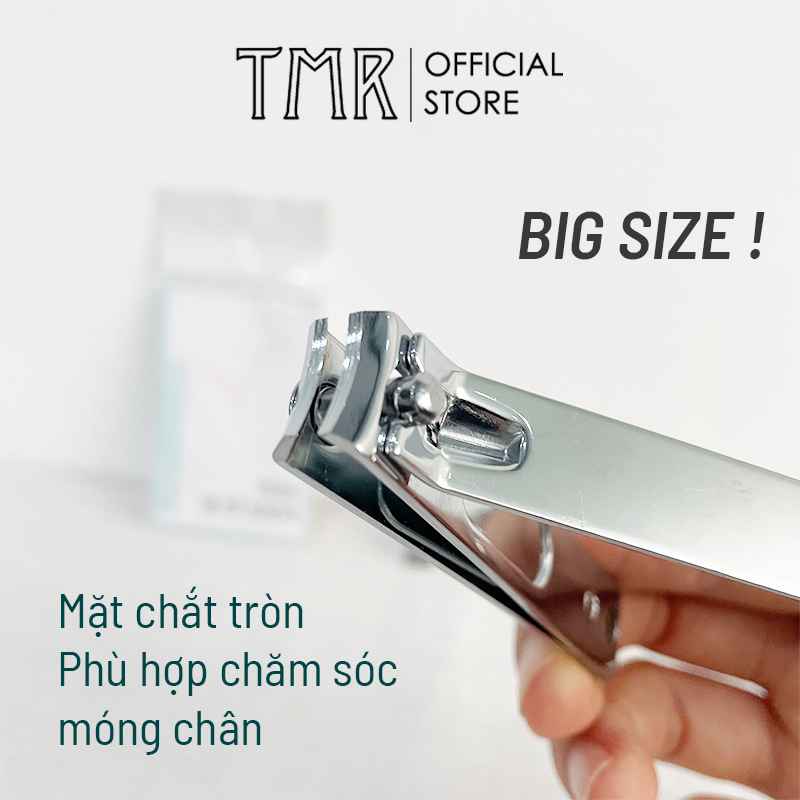 Kềm cắt móng tay chân loại lớn TMR - Tool In My Room đầu tròn an toàn, thép không gỉ